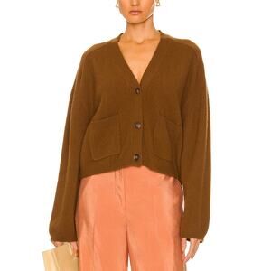 Loulou Studio Oversized Brown Saura Cardigan Size M